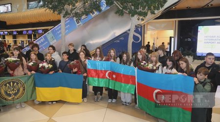 Ukraynadan daha 30 uşaq reabilitasiya xidmətlərinə cəlb olunmaları üçün Azərbaycana gətirilib