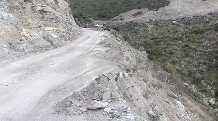 Quba-Xınalıq yolunda sürüşmə olub