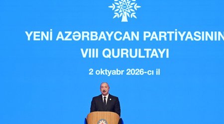 В Баку проходит VIII съезд правящей партии «Ени Азербайджан»