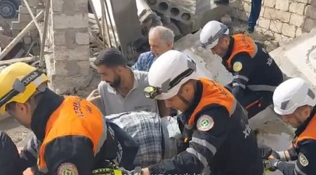 Suraxanıda yaşayış evində uçqun olub, ölən və yaralı var