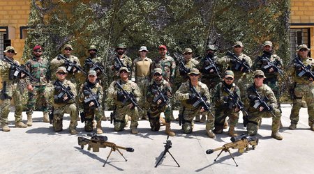 Азербайджанские военные на учениях в Пакистане