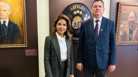 Посол Азербайджана и политдиректор МИД Латвии обсудили значение Среднего коридора