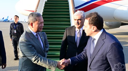 Kambocanın Baş naziri Azərbaycana rəsmi səfərə gəlib