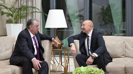 İlham Əliyev Özbəkistan və Tacikistan prezidentləri ilə görüşüb - Yenilənib