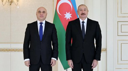 Əliyev Gürcüstanın Azərbaycanda yeni təyin olunmuş səfirini qəbul edib