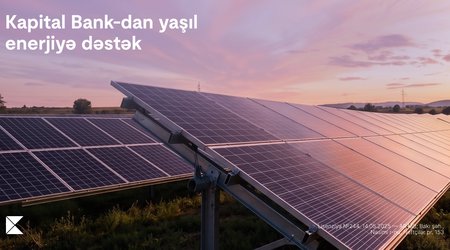Kapital Bank enerji effektivliyi üzrə layihəni maliyyələşdirdi: günəş panlelləri qurulur