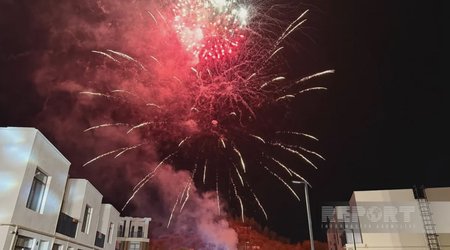 В связи с Днём города Зангилан состоялся праздничный салют