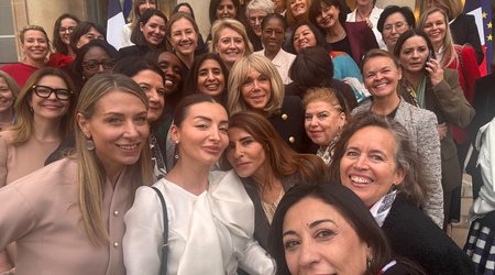Azərbaycanın Fransadakı səfiri Bricit Makronla görüşdə iştirak edib
