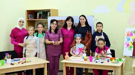 Лейла Алиева ознакомилась в Самарканде с деятельностью центров для детей, нуждающихся в особой заботе