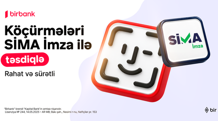 Confirming transfers in Birbank with SİMA İmza is now more convenient