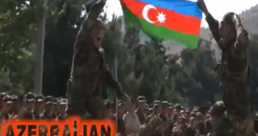 Ответ азербайджанских солдат армянским сепаратистам -ВИДЕО Ответ азербайджанских солдат армянским сепаратистам -ВИДЕО