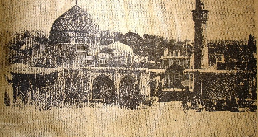Azərbaycan məscidində Xomeyninin büstü - FOTO Azərbaycan məscidində Xomeyninin büstü - FOTO