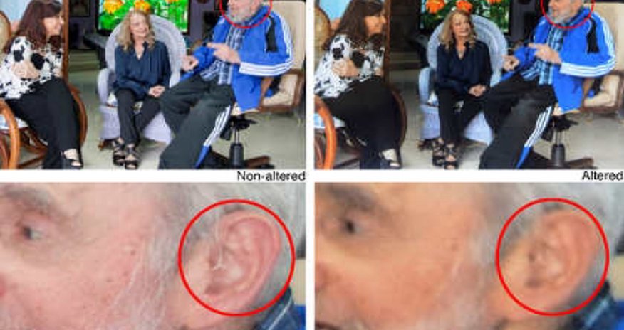 Власти Кубы стерли с фотографий Фиделя Кастро слуховой аппарат Власти Кубы стерли с фотографий Фиделя Кастро слуховой аппарат