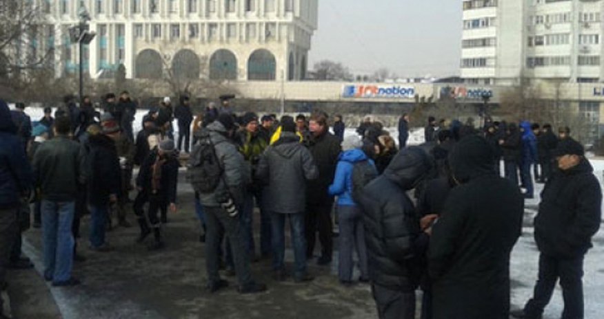 В Алма-Ате продолжаются протесты В Алма-Ате продолжаются протесты