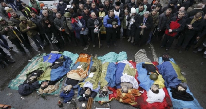 Погибшим во время массовых акций присвоят звание «Герой Украины» Погибшим во время массовых акций присвоят звание «Герой Украины»