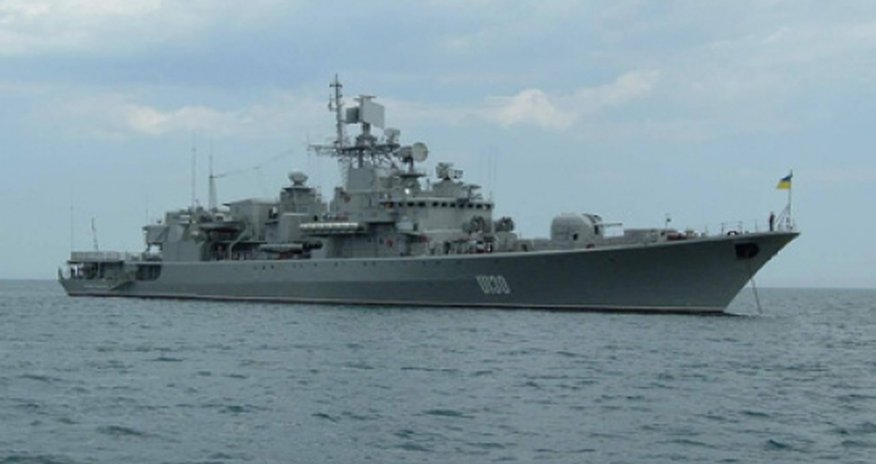 Украинские корабли покидают Крым Украинские корабли покидают Крым