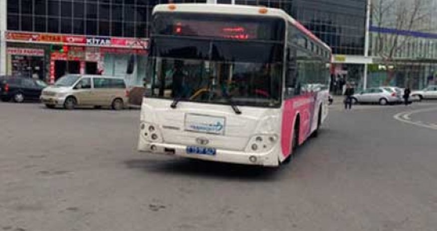 Bakıda sərnişin avtobusu qaçırıldı - Şok Bakıda sərnişin avtobusu qaçırıldı - Şok