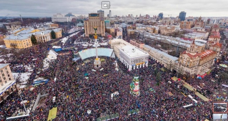 Азербайджанцы протестуют на Майдане Азербайджанцы протестуют на Майдане
