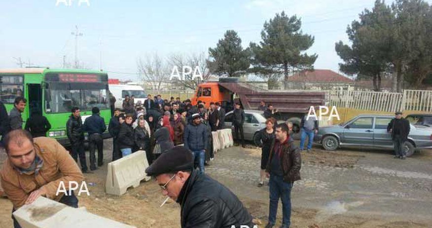 Kürdəxanı-Zabrat yolu açıldı Kürdəxanı-Zabrat yolu açıldı