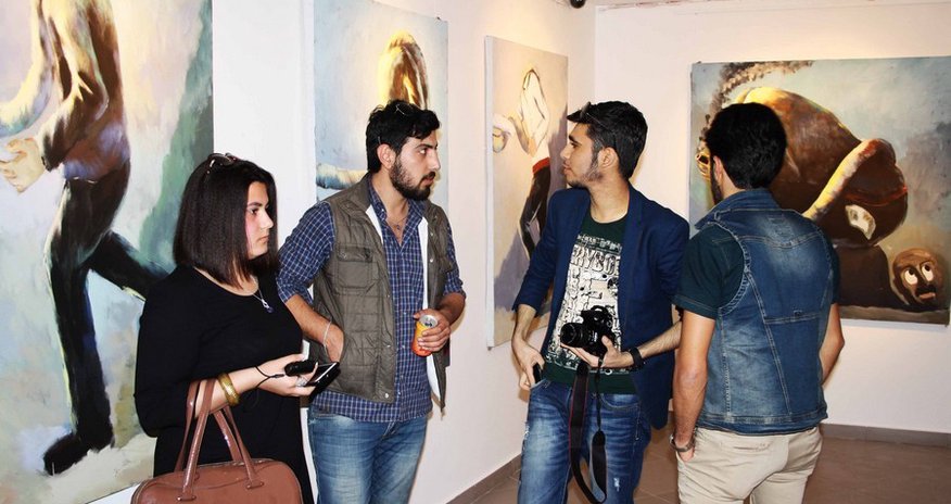 Kicik Qala hosts "Lost heads" exhibition of works by Anar Shamsiyev PHOTO Kicik Qala hosts "Lost heads" exhibition of works by Anar Shamsiyev PHOTO