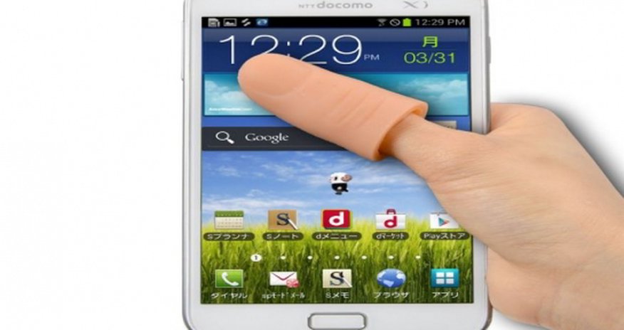 ‘Phablet finger’goes on sale so owners can use their big screen gadgets with one hand ‘Phablet finger’goes on sale so owners can use their big screen gadgets with one hand