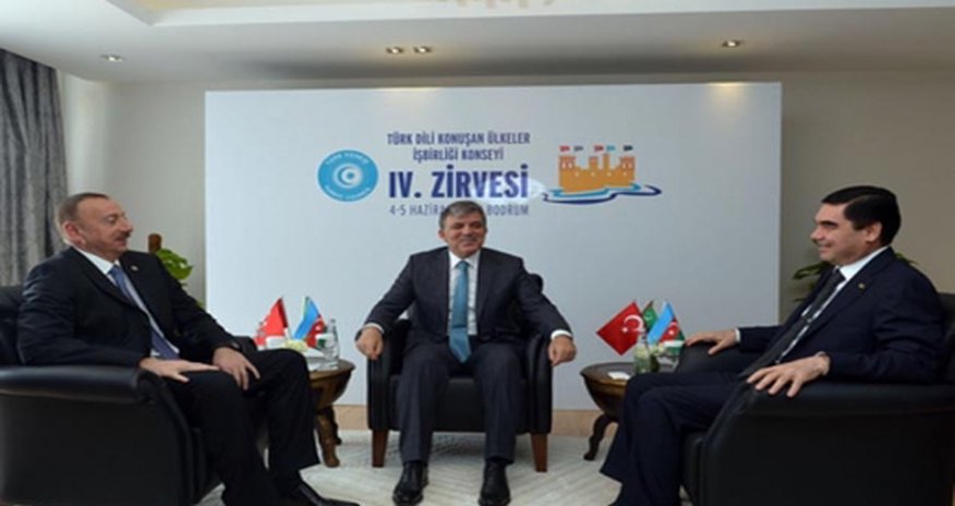 Azərbaycan, Türkiyə və Türkmənistan prezidentlərinin birgə görüşü olub Azərbaycan, Türkiyə və Türkmənistan prezidentlərinin birgə görüşü olub