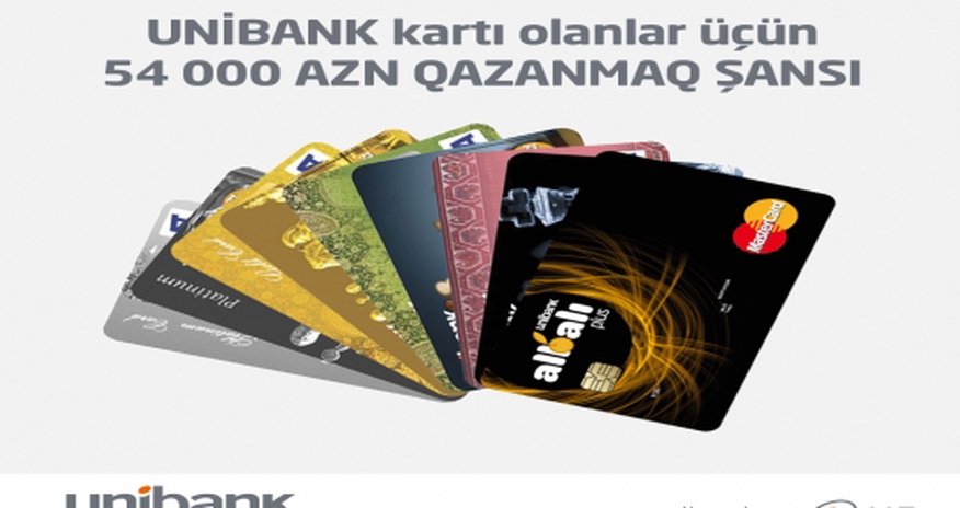 Unibank-ın kredit kartları uduşludur Unibank-ın kredit kartları uduşludur