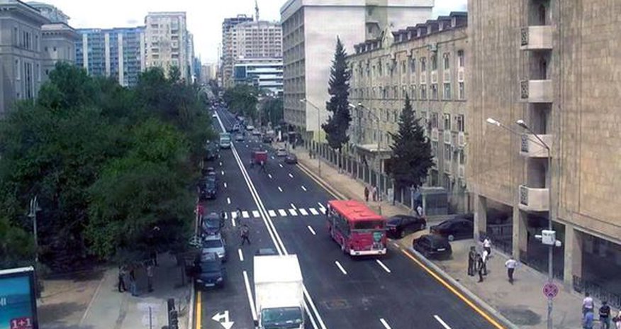 В Баку открылась дорога – ФОТО В Баку открылась дорога – ФОТО