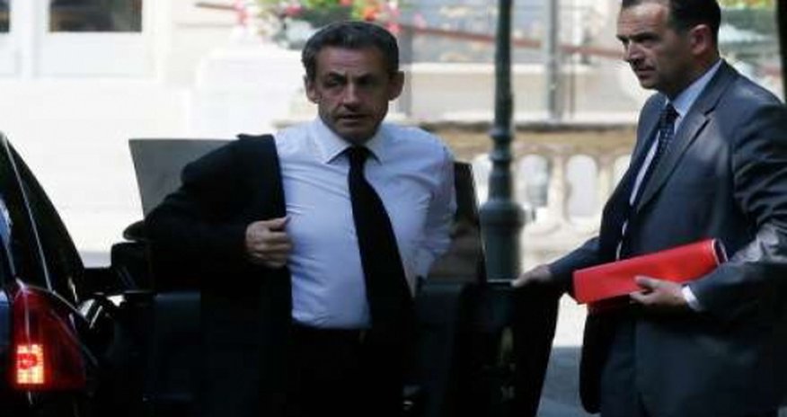 Sarkozi saxlanıldı Sarkozi saxlanıldı