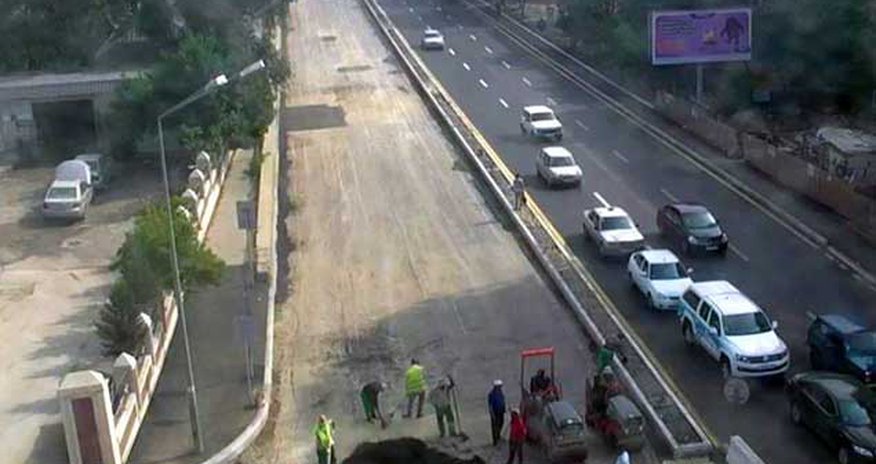 Bakının bir neçə küçəsinə giriş məhdudlaşdırıldı - FOTO Bakının bir neçə küçəsinə giriş məhdudlaşdırıldı - FOTO