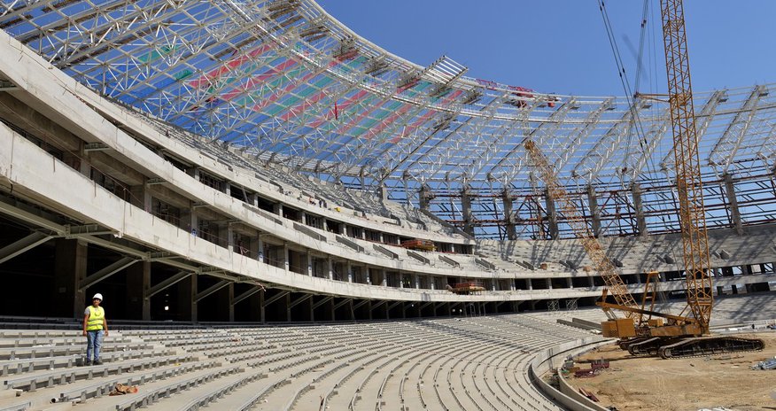 Möhtəşəm tikili: Baki Olimpiya Stadionu - FOTOLAR Möhtəşəm tikili: Baki Olimpiya Stadionu - FOTOLAR