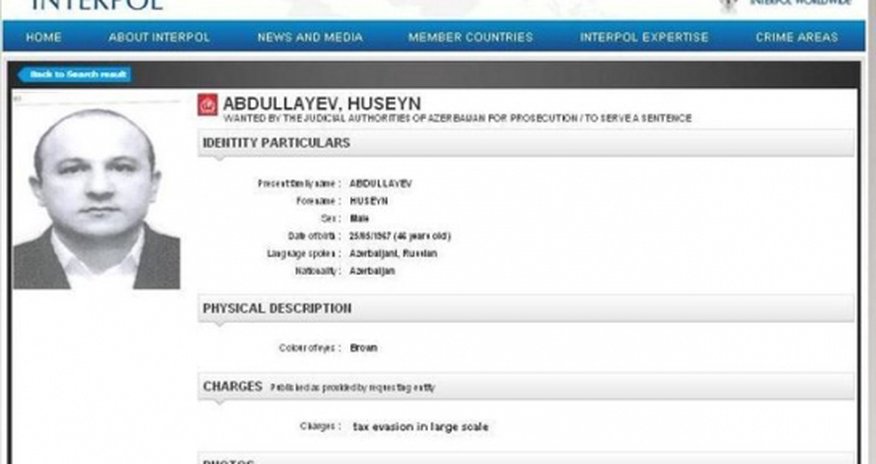 Hüseyn Abdullayev: "İnterpol" axtarışlarımı dayandırmır" - FOTO Hüseyn Abdullayev: "İnterpol" axtarışlarımı dayandırmır" - FOTO