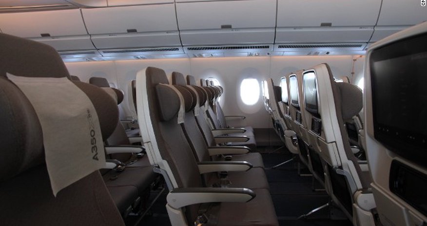 On board the world's newest passenger jet - PHOTO On board the world's newest passenger jet - PHOTO