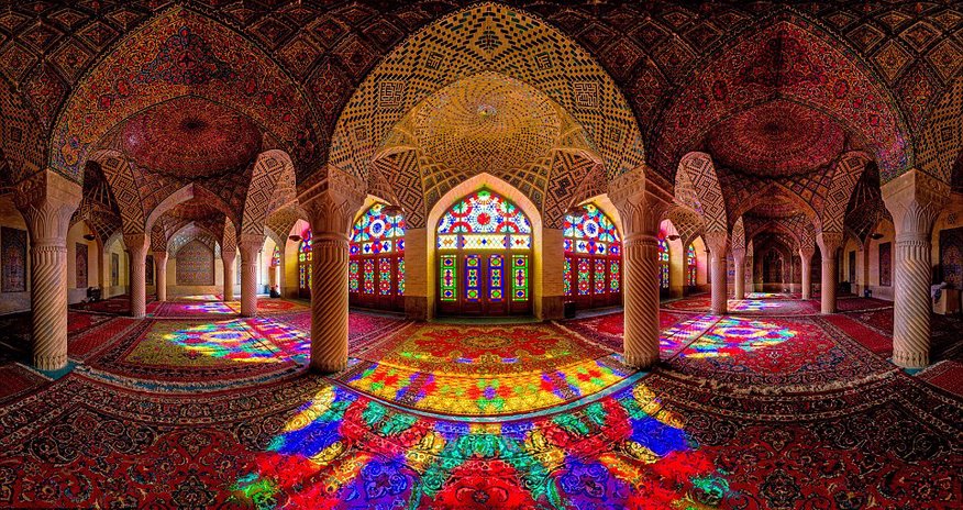 Photographs reveal beautiful design inside Iran's magnificent temples - PHOTO Photographs reveal beautiful design inside Iran's magnificent temples - PHOTO