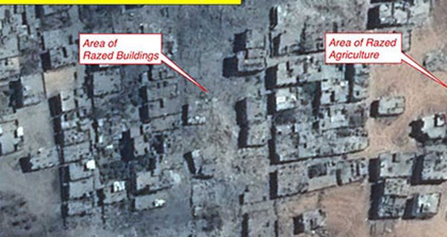 Before and after: satellite images of destruction in Gaza Before and after: satellite images of destruction in Gaza