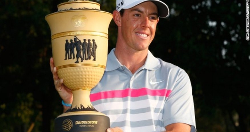 Golf: Rory McIlroy on top of the world ... again Golf: Rory McIlroy on top of the world ... again