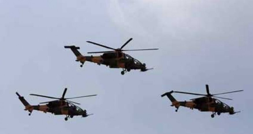 Döyüş helikopterlərimiz cəbhədə Döyüş helikopterlərimiz cəbhədə