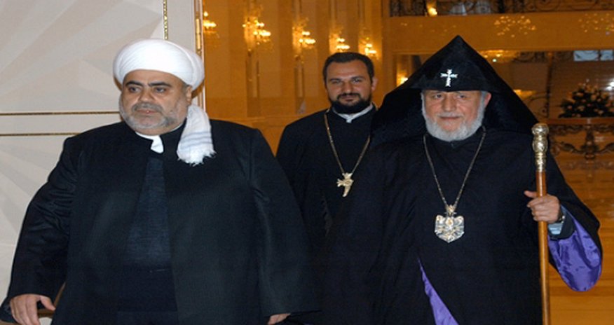 Azerbaijan’s Muslim leader replies to Armenian catholicos Azerbaijan’s Muslim leader replies to Armenian catholicos