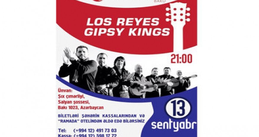 В Баку впервые выступят с концертом «Los Reyes Gipsy Kings» В Баку впервые выступят с концертом «Los Reyes Gipsy Kings»