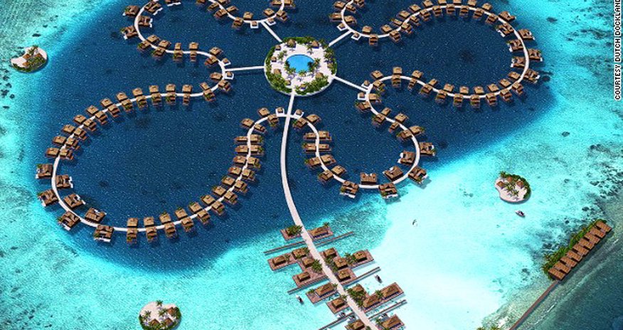Floating snowflake could be the world's coolest hotel - PHOTO Floating snowflake could be the world's coolest hotel - PHOTO
