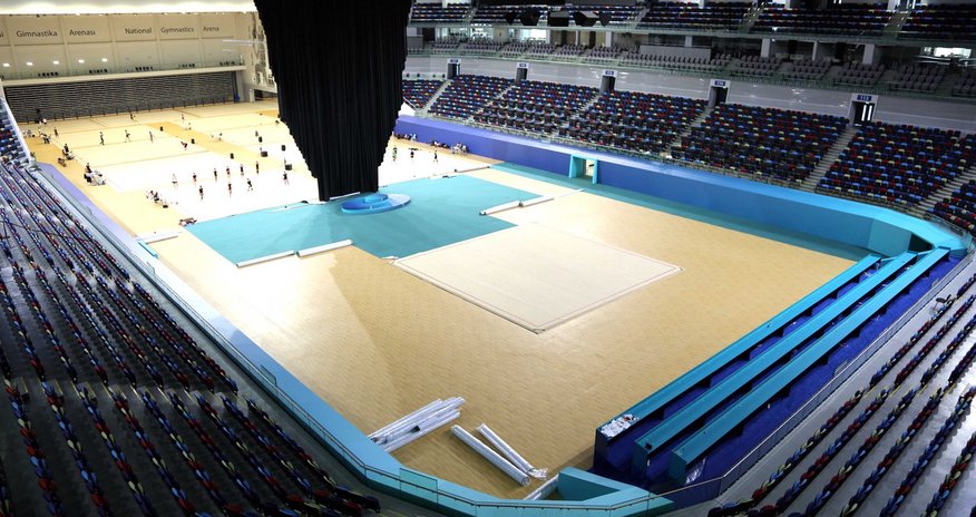 Milli Gimnastika Mərkəzində - FOTOLAR Milli Gimnastika Mərkəzində - FOTOLAR
