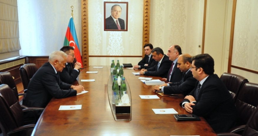 Azeri foreign minister meets Kazakh deputy minister Azeri foreign minister meets Kazakh deputy minister