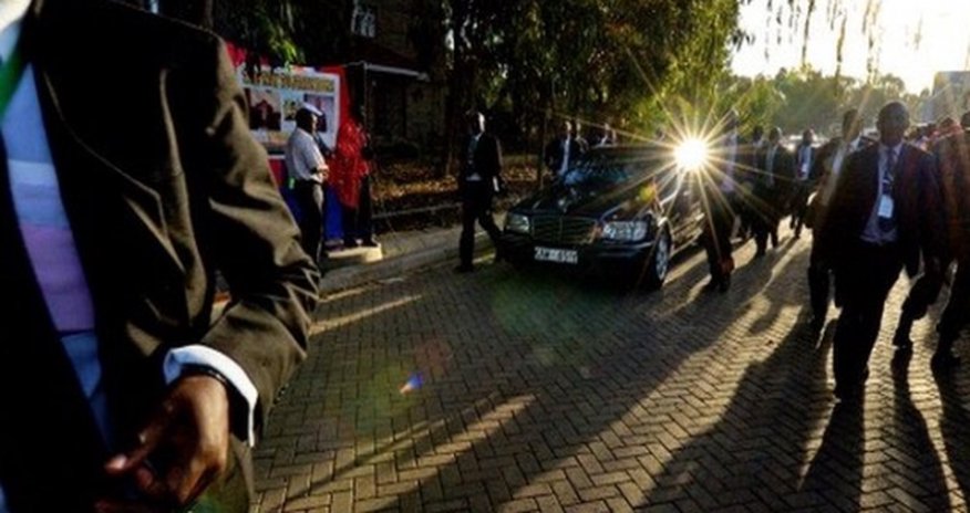 Kenyan leader's carjacked motorcade vehicle found Kenyan leader's carjacked motorcade vehicle found