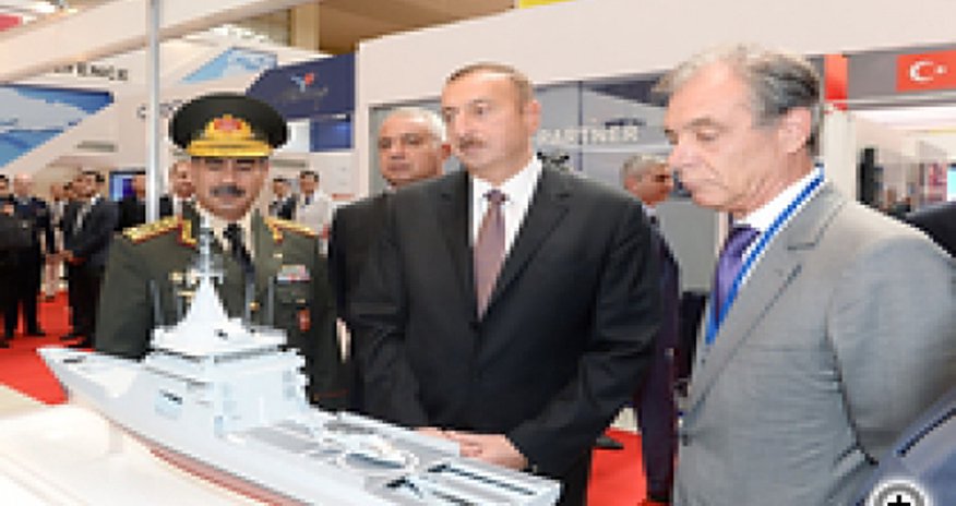 Azerbaijan shows off arms industry at country's first weapons show Azerbaijan shows off arms industry at country's first weapons show