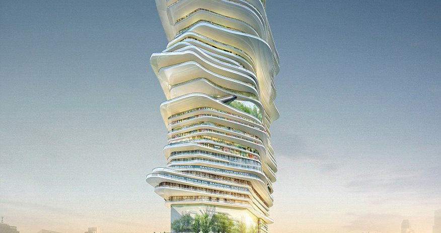 Building a 'city in the city' skyscraper - PHOTO+VIDEO Building a 'city in the city' skyscraper - PHOTO+VIDEO
