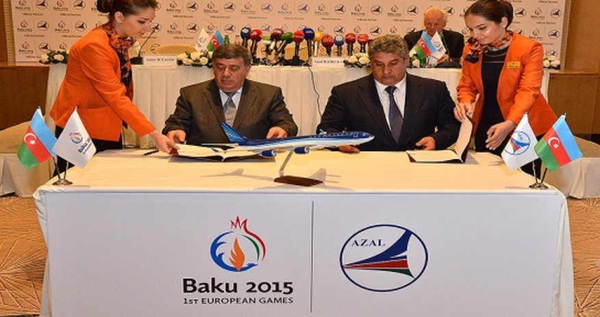 Azal named latest official partner of Baku 2015 Azal named latest official partner of Baku 2015
