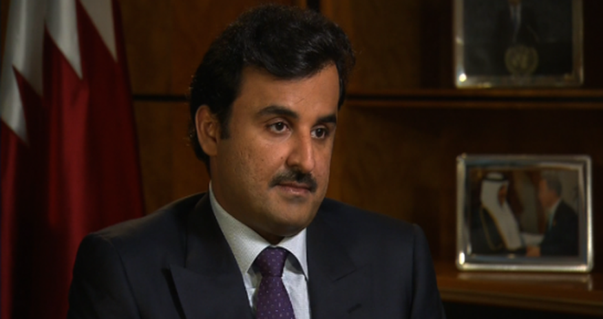 Qatar's Emir: We don't fund terrorists Qatar's Emir: We don't fund terrorists