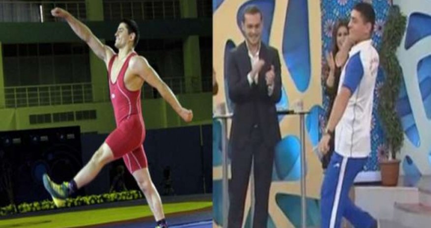 Победивший арменина наш спортсмен станцевал лезгинку- ВИДЕО Победивший арменина наш спортсмен станцевал лезгинку- ВИДЕО