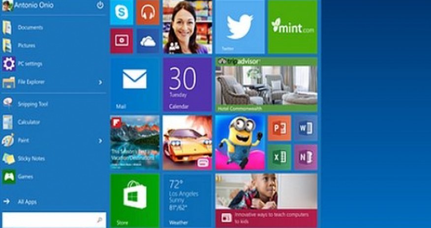 Microsoft unveils Windows 10 system with Start Menu Microsoft unveils Windows 10 system with Start Menu