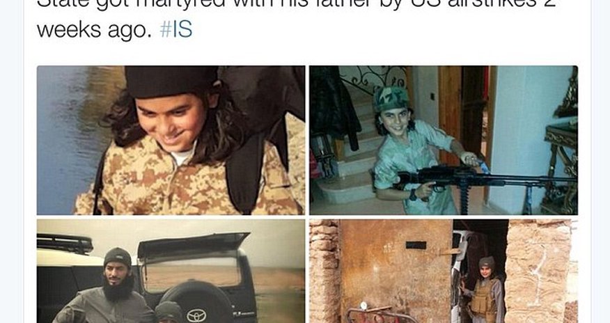 ISIS boasts a jihadi fighter aged just TEN killed - PHOTO ISIS boasts a jihadi fighter aged just TEN killed - PHOTO